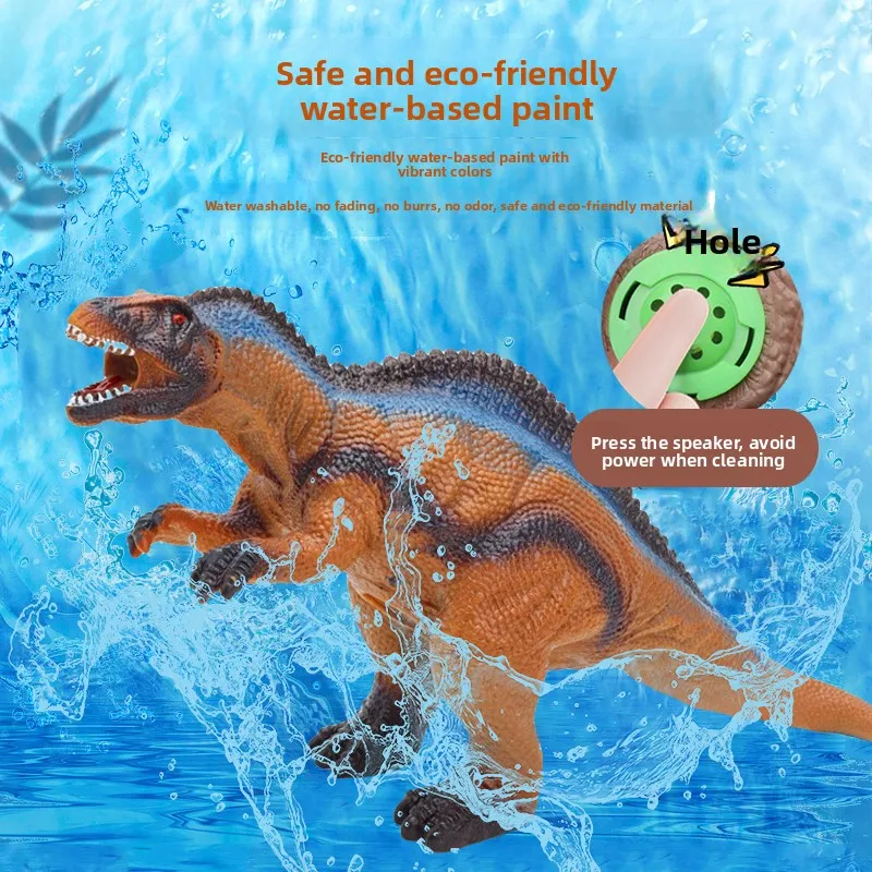 Large Size Sound Producing Tyrannosaurus Rex Dinosaur Toy Stegosaurus Ankylosaurus Children's Realistic Animal Model Toy