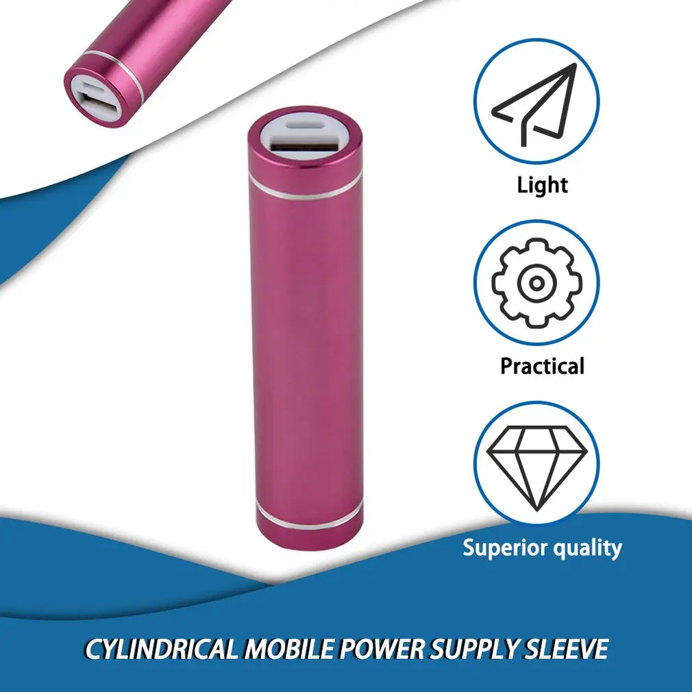 New Power Banks Box 18650 Li-ion Battery Charger Blank Shell Cell Phone Tablet Electronics External USB Batteries Chargers Case