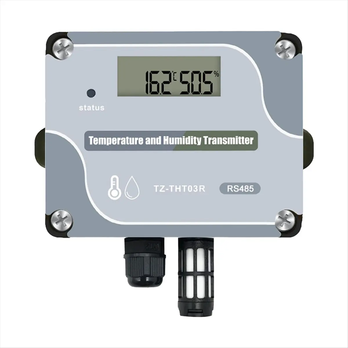 AA77 NEW  RS485 Temperature Humidity Sensor Modbus RTU Temp Sensor Digital Industrial Temp and Humidity Transmitter Wall Mounted