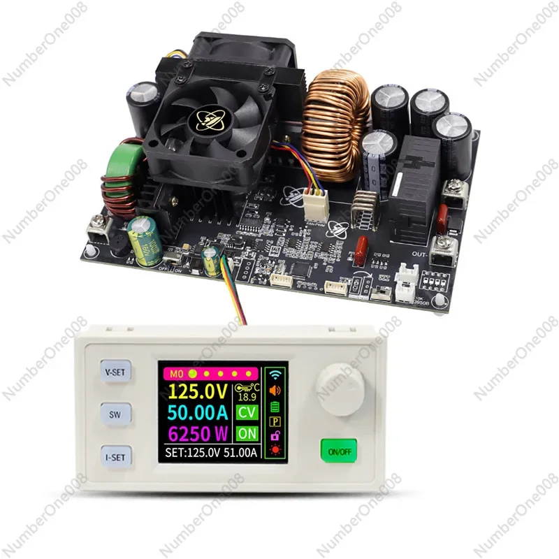 

Регулируемый источник питания постоянного тока XY12550S с ЧПУ, 125В 50А 6250Вт, модуль постоянного напряжения и тока, 3-е поколение