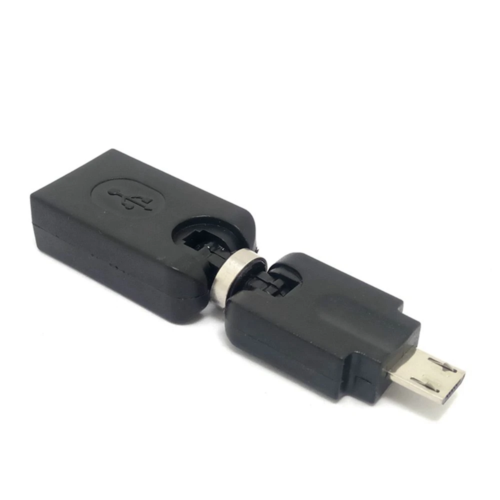 USB 2.0 macho para fêmea adaptador USB, 360 ° rotação cabo de extensão ângulo, novo