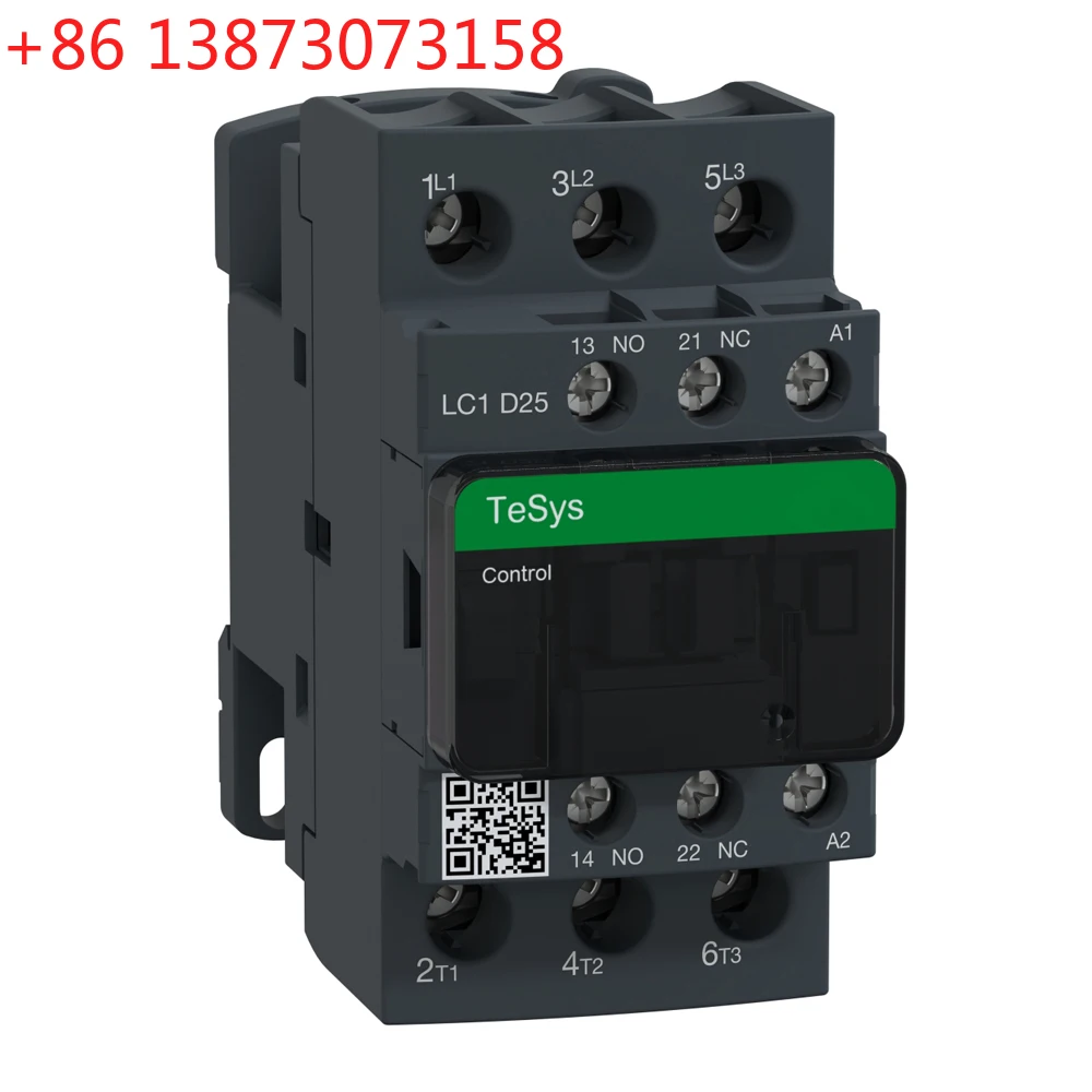 

Черный электромагнитный контактор LC1D25F7 AC 3P 3NO LC1-D25F7 25A с катушкой 110В AC