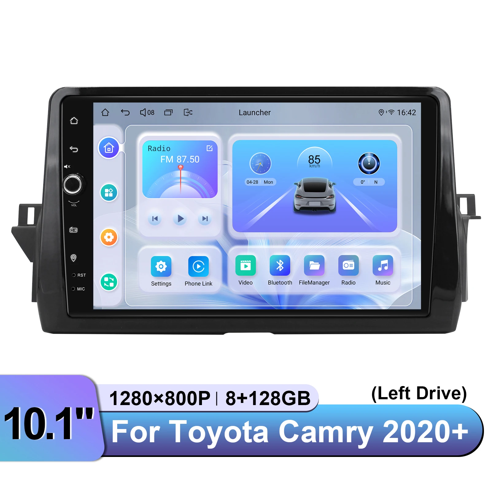 وحدة رأس ترقية نظام صوت السيارة مقاس 10.1 بوصة من Joying لسيارة Toyota Camry 2020+ CarPlay/Android Auto | مخرج HDMI لمسند الرأس #3