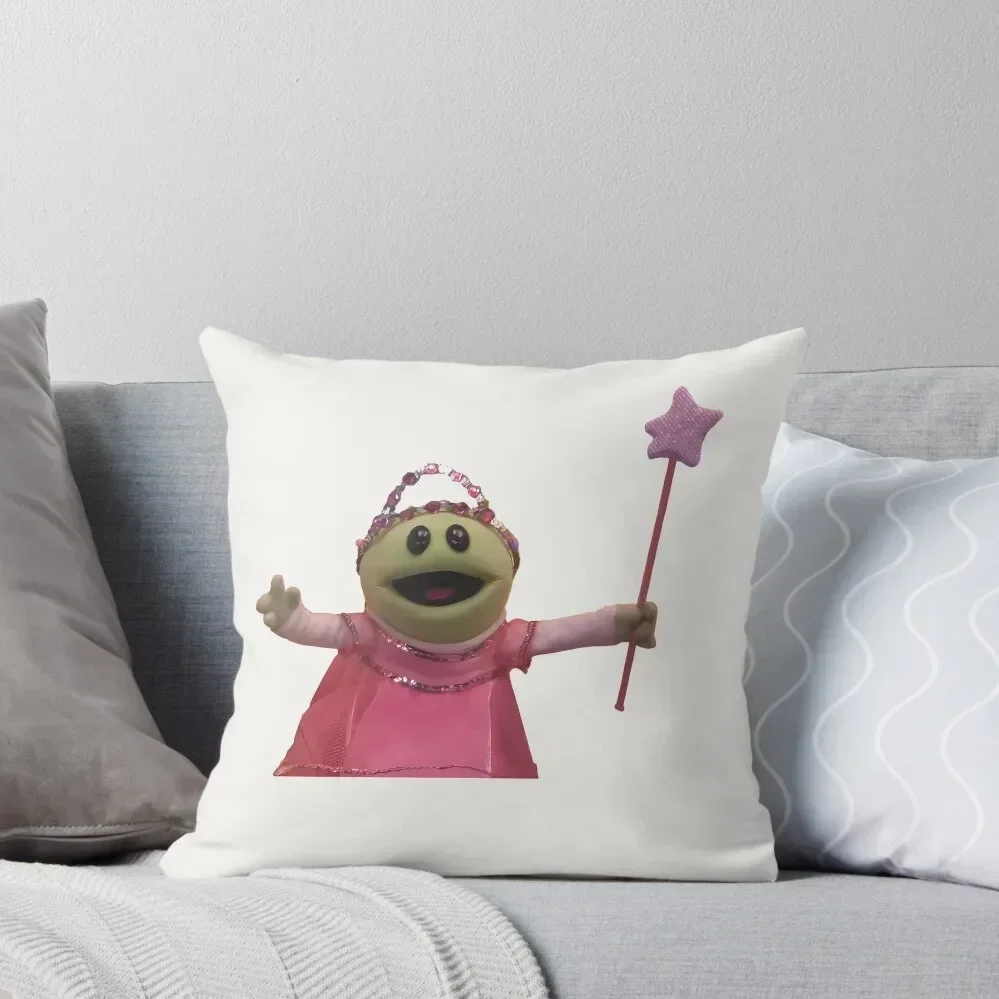 Who's that Wonderful Girl Puppet Nanalan Mona Throw Pillow Embroidered Cushion Cover Cushions Cover pillow