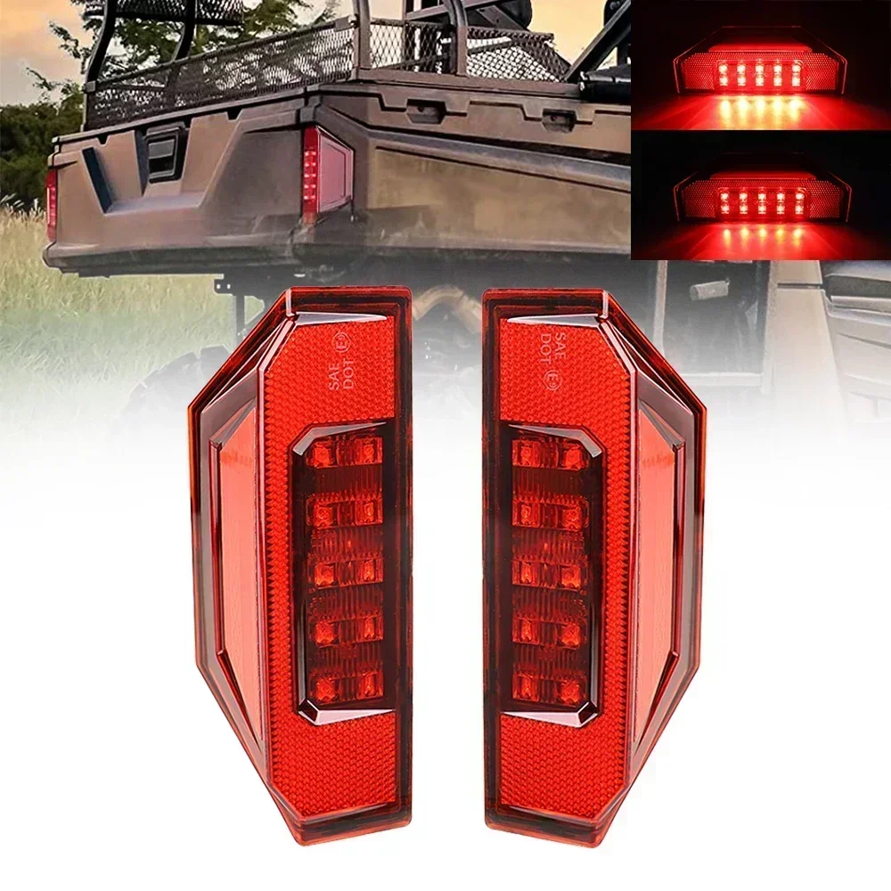 ไฟท้าย LED สำหรับ Polaris RANGER 900 570ลูกเรือทั่วไป1000 Pro XD XP 4P 2013 - 2019 UTV ไฟเบรกท้าย