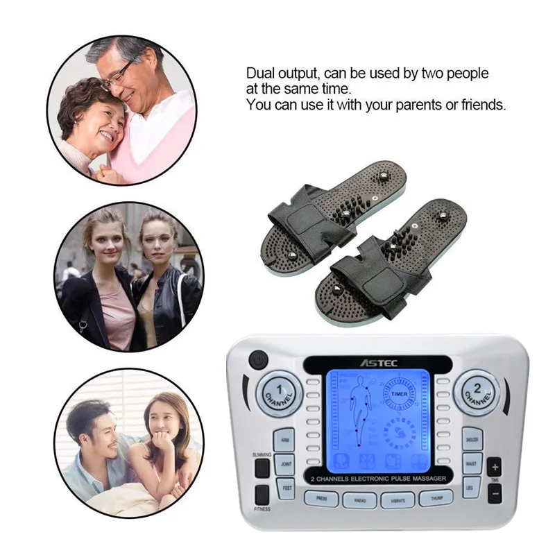 

Pulse Therapy Device Electrical Tens Pulse Massager Stimulator Acupuncture Digital Frequency Physiotherapy Machine Fat Burner