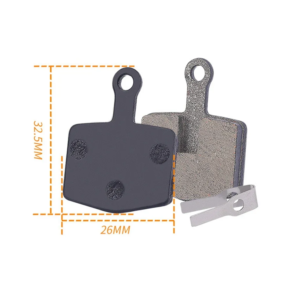 SPORTFUNSF Durable Brake Pads Bicycle Bike Brake Pads Bulletproof Fiber Copper For Electric Vehicle Replacement Resin Pads Resin