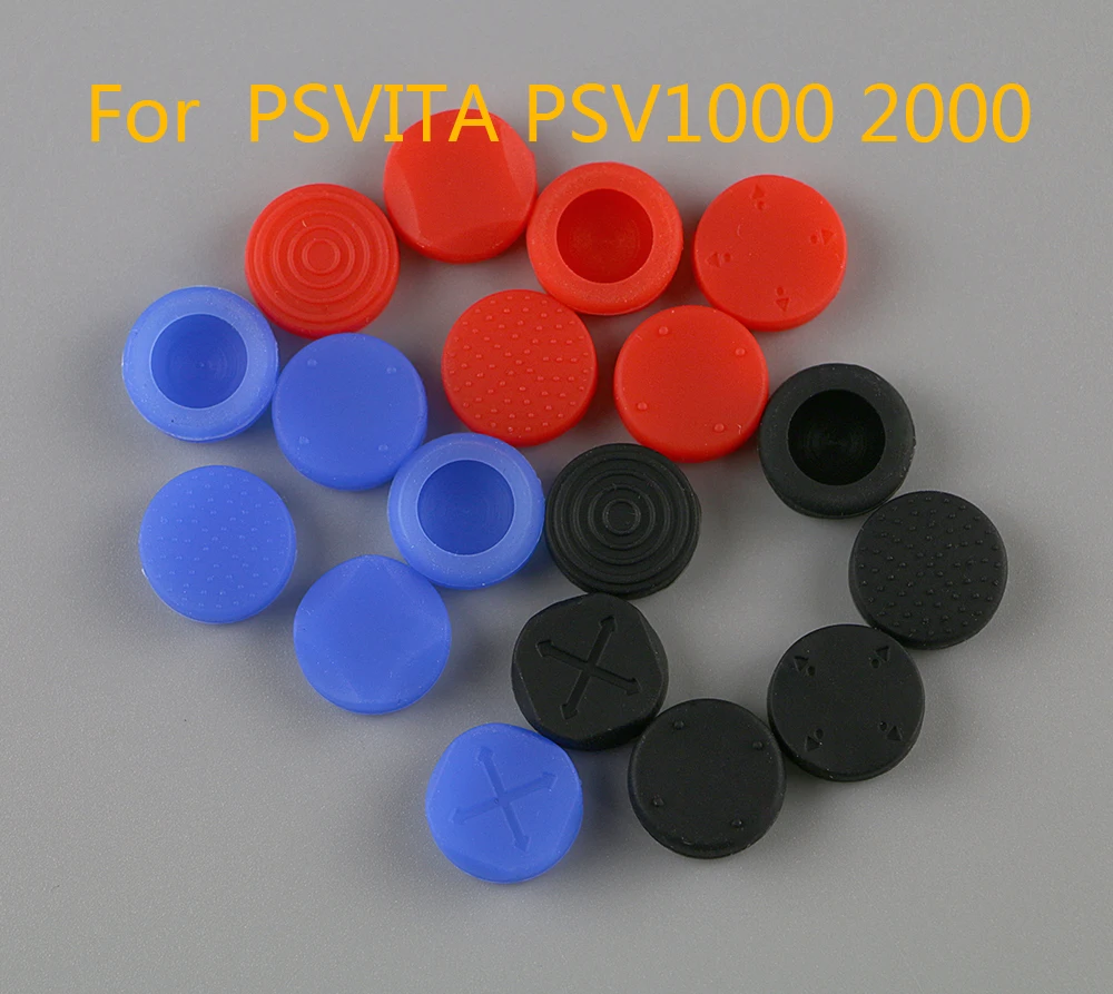 50sets 6 In 1 Silicone Grip Cap Joystick Analog Button Kit Cover Case For PS Vita PSV 1000/2000