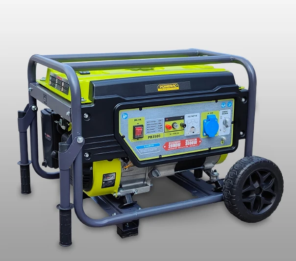 Low Oil Shutdown / Wheel Kit / Open Frame Portable / Industrial Backup & Home Emergency Use