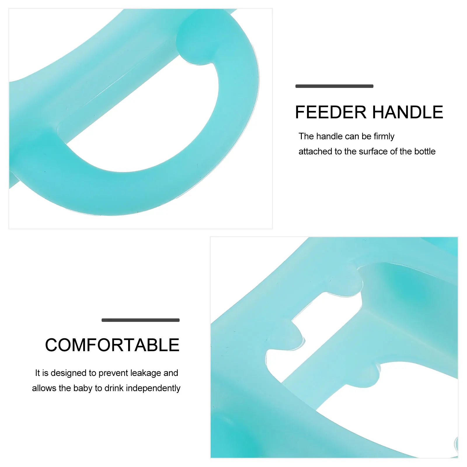 

Силиконовая детская бутылочка для кормления, нескользящая прочная ручка, бутылочка для молока H, легко чистится, предотвращает утечку, независимая поилка H