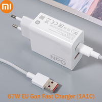 Original Xiaomi Mi 67W GaN 1C1A Smart Fast Charger Dual Port USB-A/USB-C High-Power Wall Charger For Mi 13 12Ultra/Tablet/Laptop