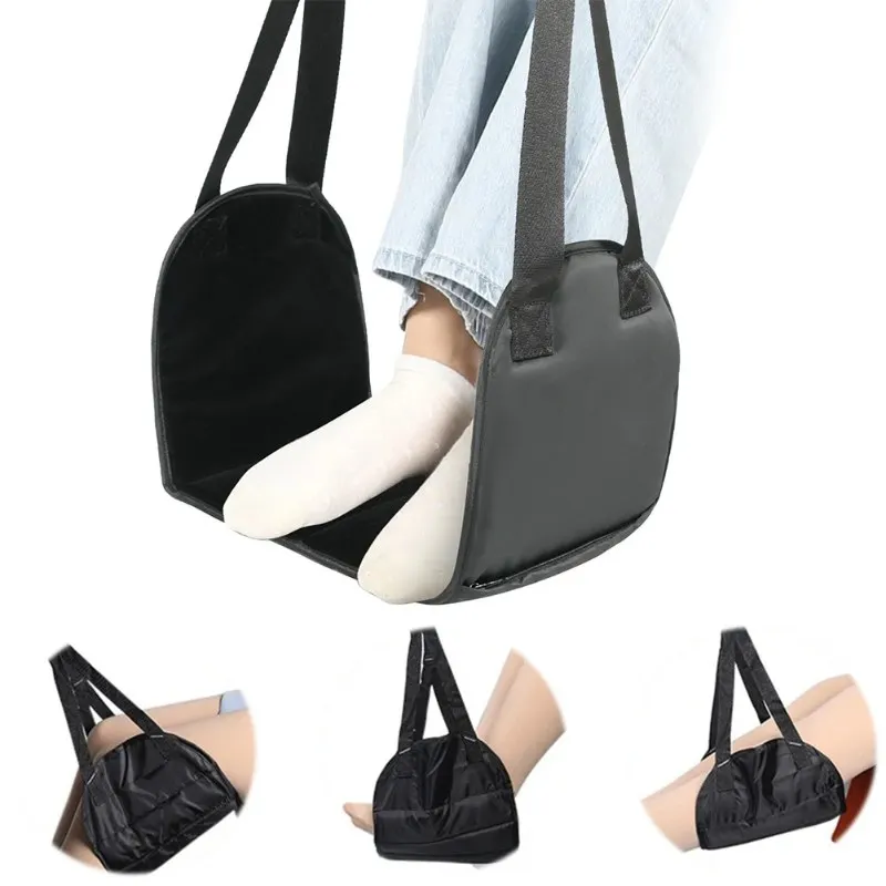 Foot Hammock For Plane Travel Portable Feet Hammock For Airplane Lightweight Car Back Seat Accessories Travel Supplies Flight