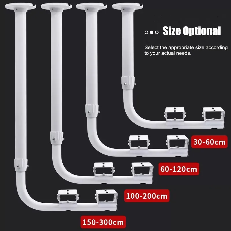 Support de caméra en alliage d'aluminium, support de levage télescopique pour Double caméra