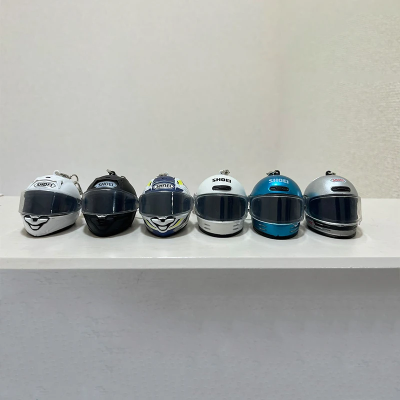 Genuine Toys Cabin Vol.1.5 Simulation Shoei Helmet Keychain Action Figure Collection Decorations Ornaments Model Toy Gifts