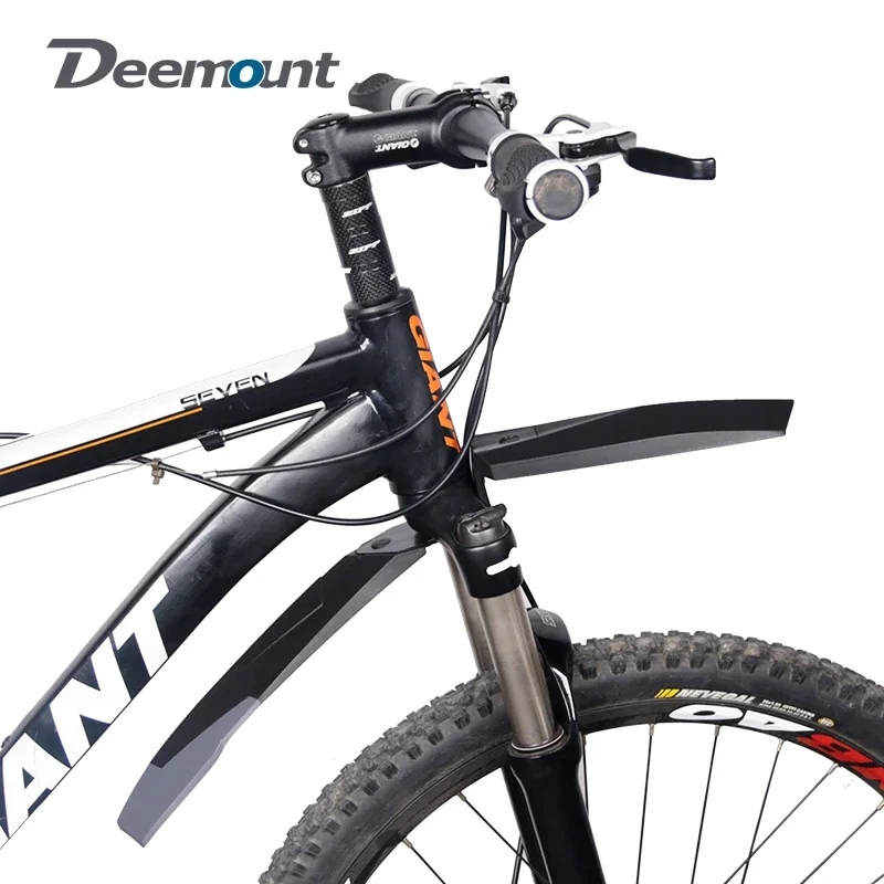 Deemount 1 Pair New Bicycle Mudguard Mountain 26 27.5 29 inch Bike Mud Wings Front/Rear Fender Quick Mount 27.2-34.9mm Seatpost