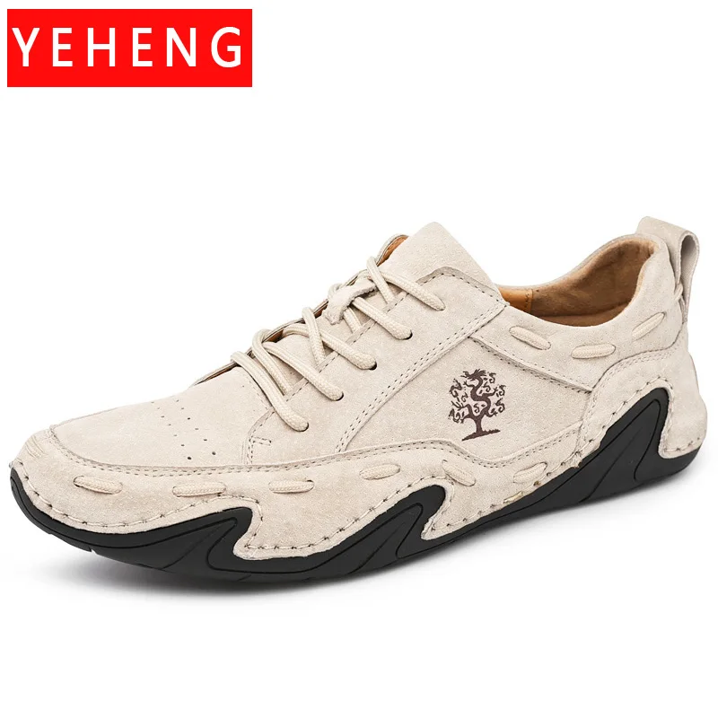 

Мужские кожаные туфли, повседневная обувь, Мокасины, прогулочная обувь, вождение, осьминог, ручная работа, весна-осень