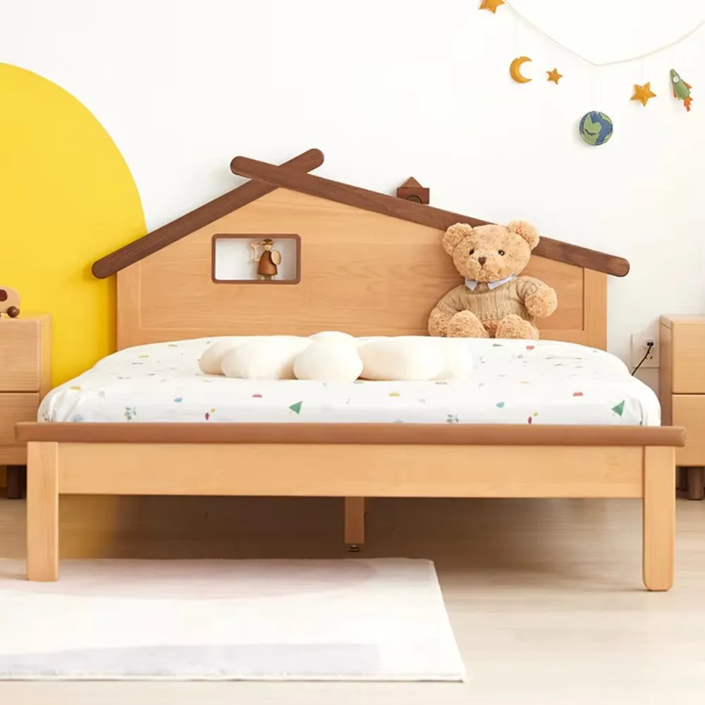 고품질 모던 어린이 침대 세트 모던 원목 침실 세트 어린이 가구 침실 세트