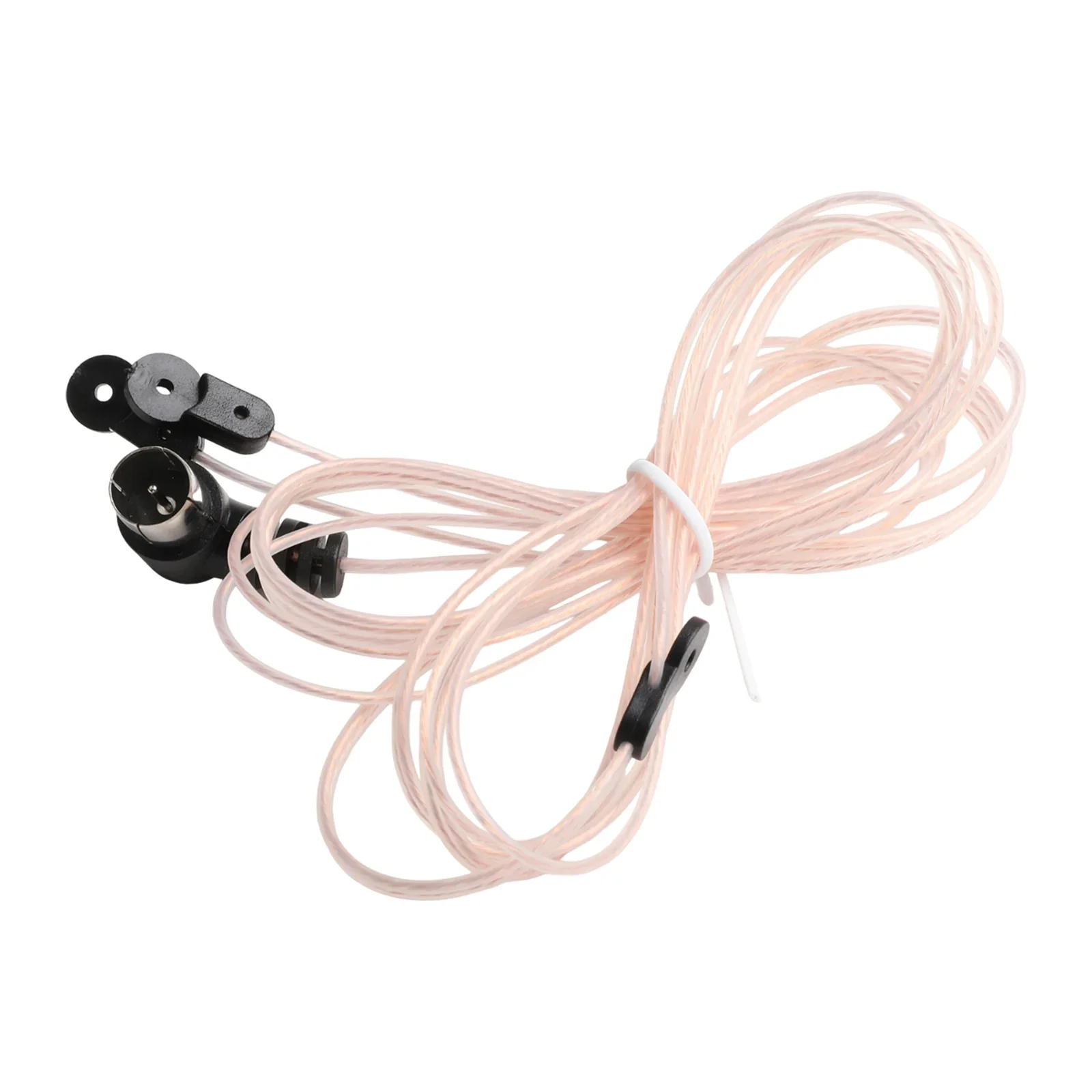 

For Indoor Stereo Receiver Radio Signal Booster AM FM Loop Antenna Plastic Metal Sturdy Material Clear Audio Quality