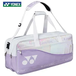 YONEX Echte Badminton-Tasche, Sport-Tennistasche, großes Fassungsvermögen, wasserdicht, langlebig, Unisex, Schlägertasche, Wettkampftraining für den Innenbereich