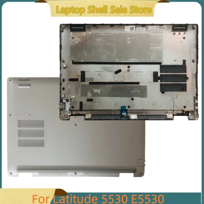 New Silver Gray Shell Suitable for Dell Latitude 5530 E5530 Bottom Base Cover Lower Case D Shell 0VKCX6