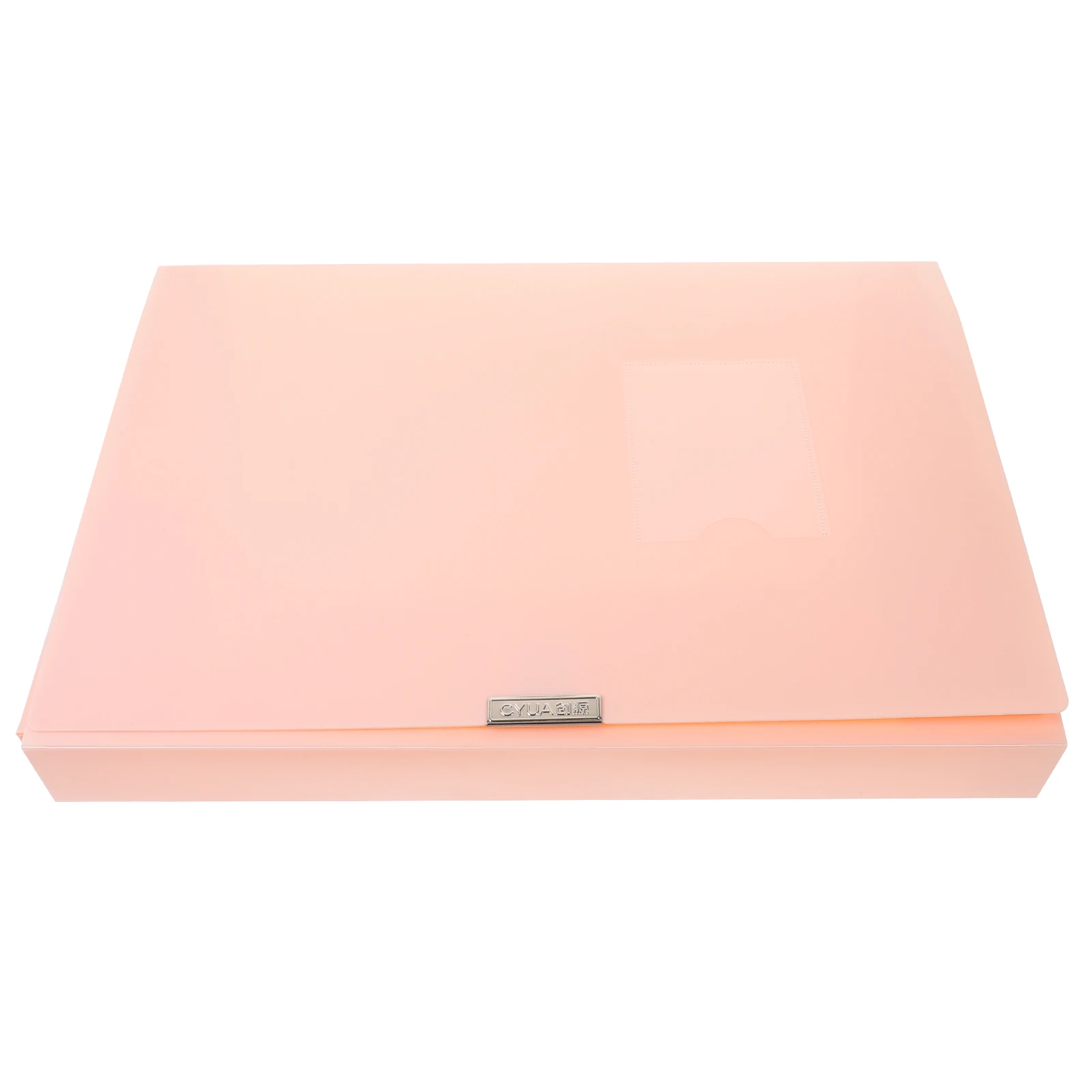 

File Box A4 Pink PP Material Document Folder Office Paper Organizer Storage Solution Desktop Neat Keeper file for office