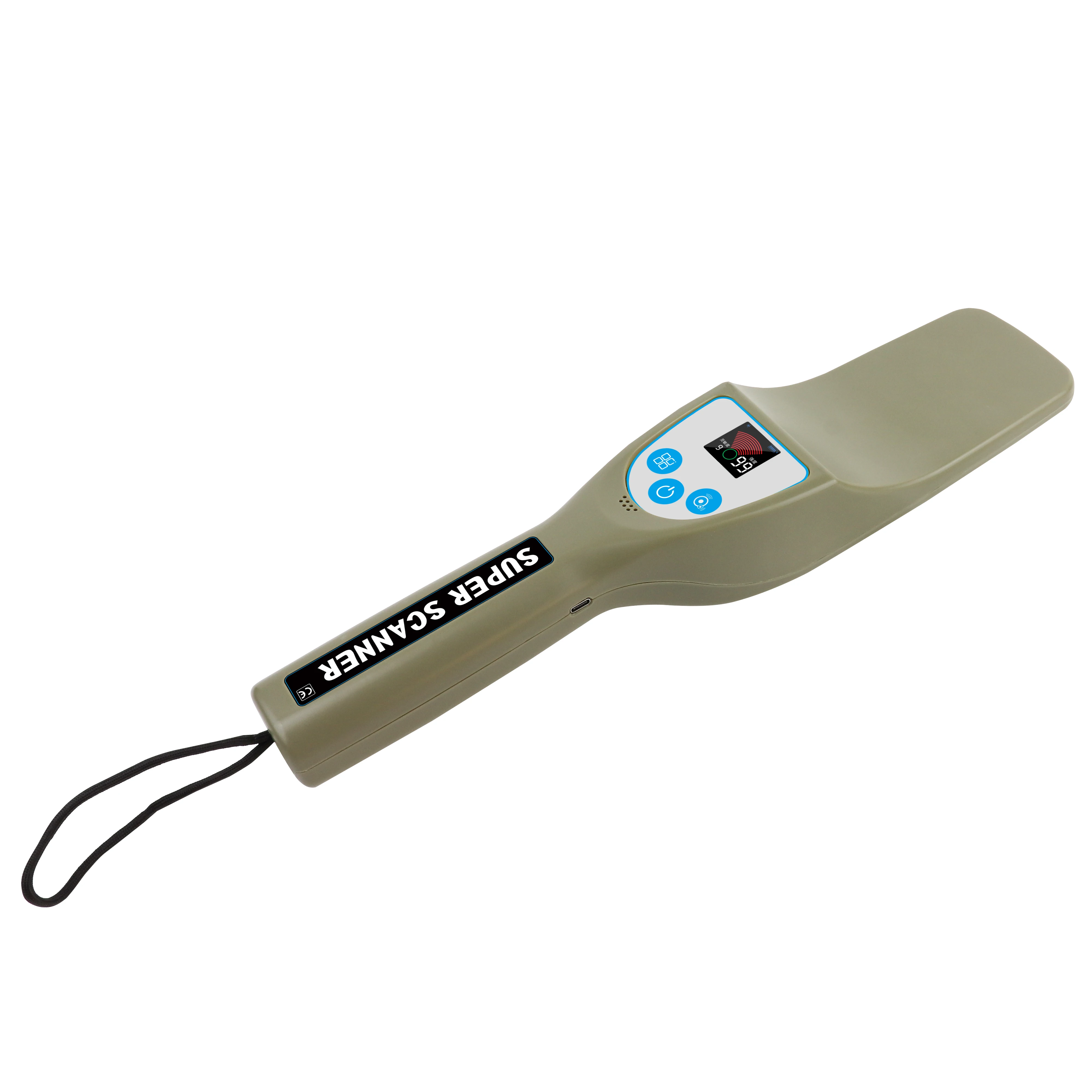 Security Threat Detector Scanner Security Handheld Metal Detector for Airport Full Body Scanning