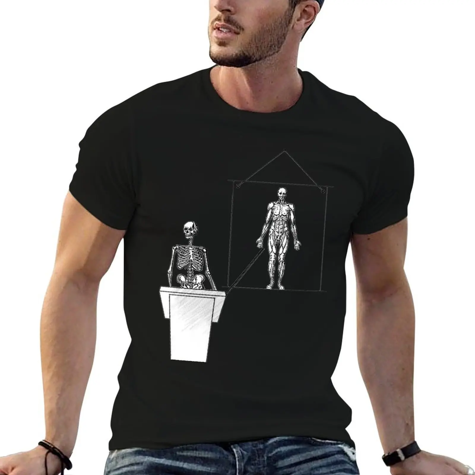 

Anatomy class Funny Print T-Shirt t shirts for man cotton soft man t shirt luxury T-Shirt