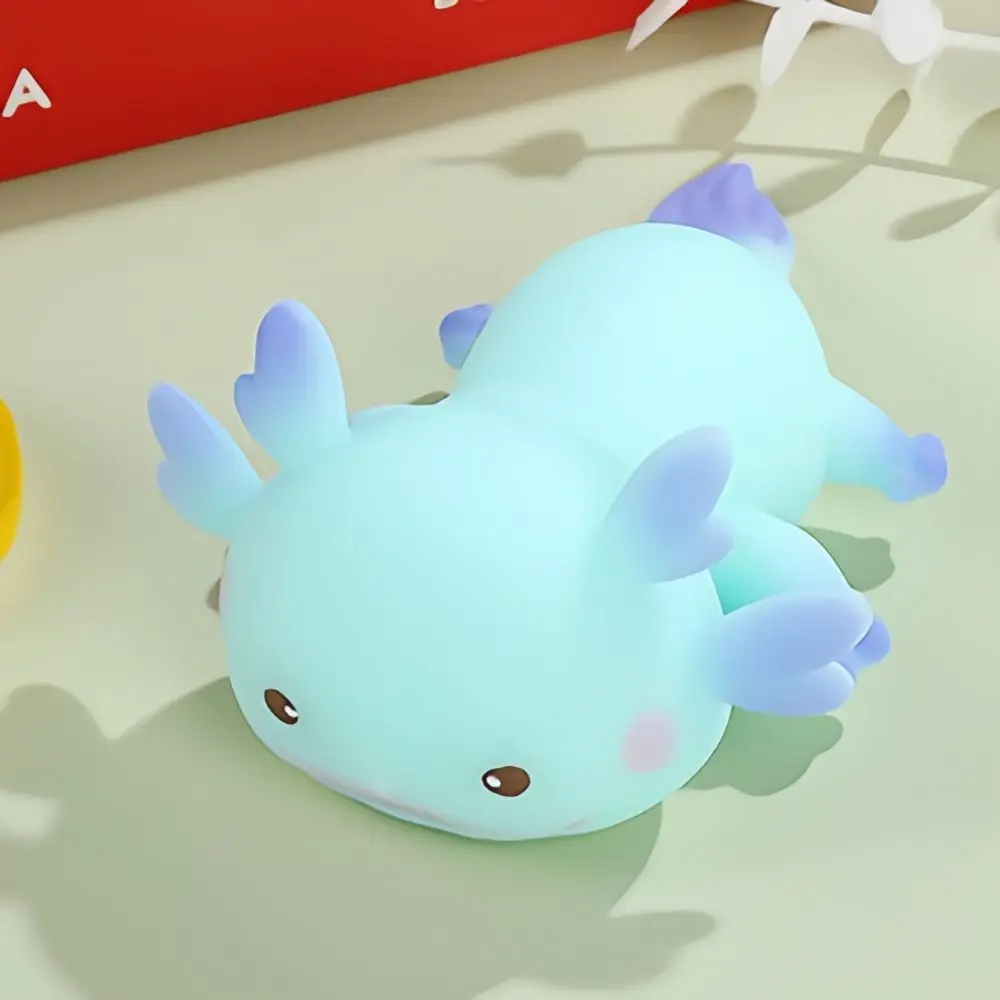 Cute Axolotl Squeeze Toys Stretch Design Stress Relief Cartoon Fish Squishy Toy Fidget Doll Multiple Color Slow Rebound Toys
