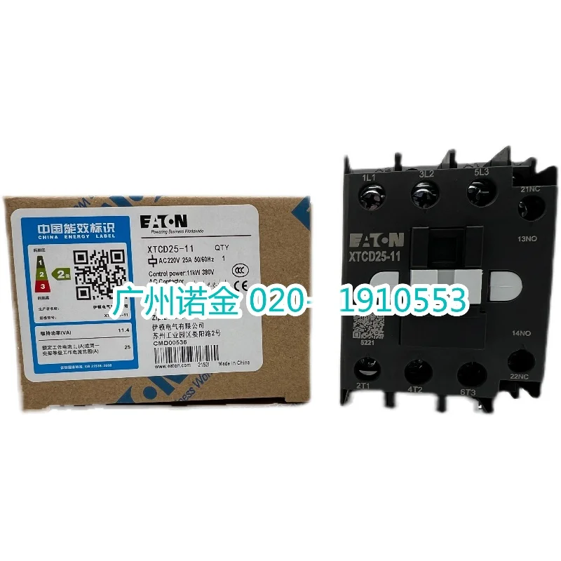 EATON 11KW AC 접촉기 XTCD25-11 50/60HZ 원본 220V 재고 있음