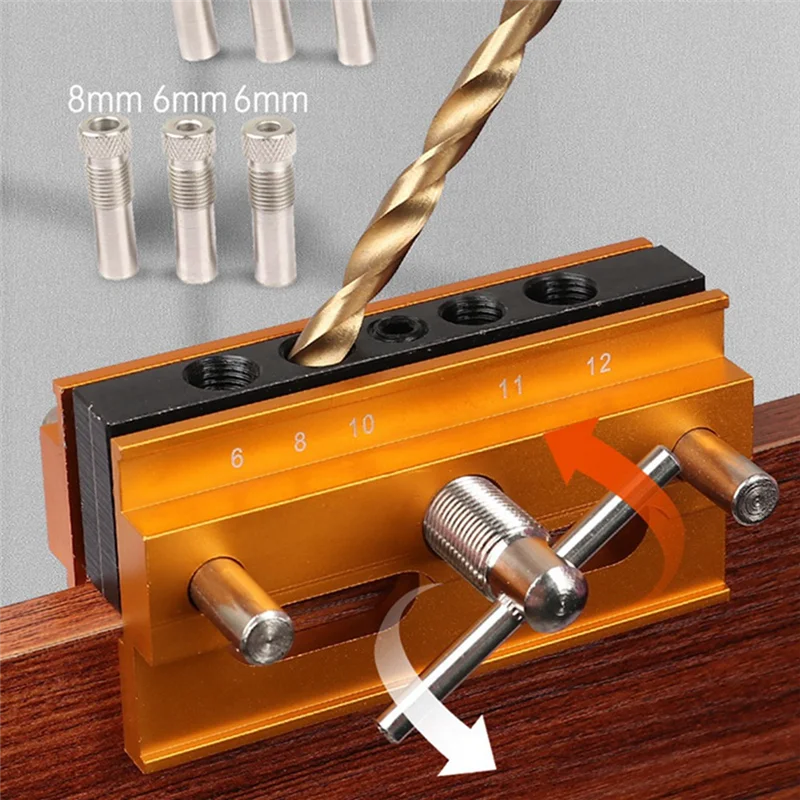 

A43F-Hole Punch Metric Carpentry Punching Locator Woodworking Oblique Hole Punching Locator