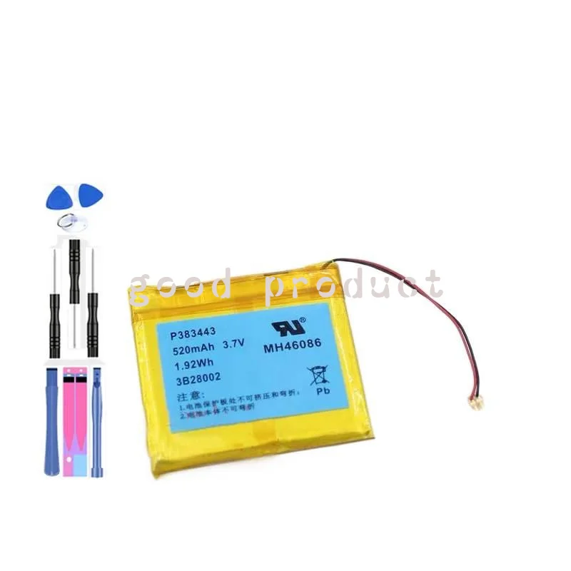 520mAh P383443 YP-T10 Battery For Samsung YPT10 MP3 Player
