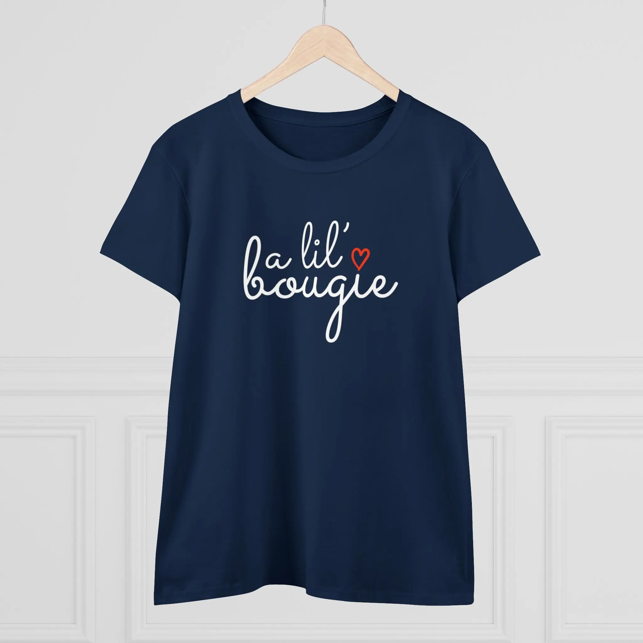 A Lil' Bougie French Inspired T Shirt Crewneck Women's Trendy Clothing Attitude Fashion Parisian Sassy Diva