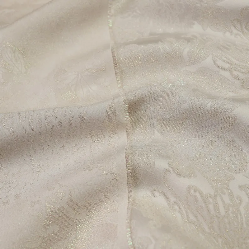 Woven gold pure silk new Chinese-style Hanfu and cheongsam fabric 5