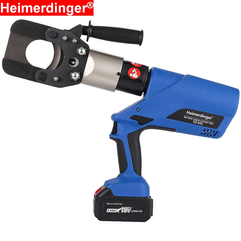 

18V Rechargeable Lithium Battery Powered Cordless Electric Hydraulic Cutter Cable Cutting Tool,Max 65mm 60KN