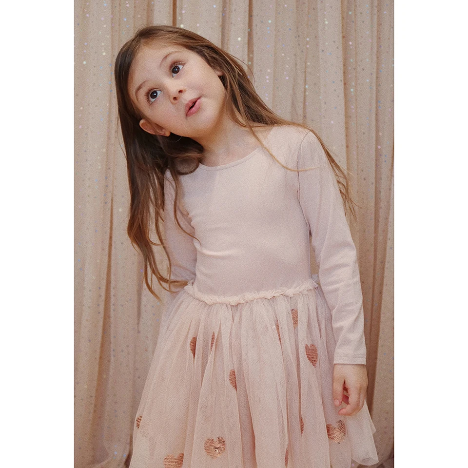KS Mesh Dress Children Sequin Dresses Costume For Children Dresses Cute Skirt Children Voile Princess Dress Carnival Party Dress