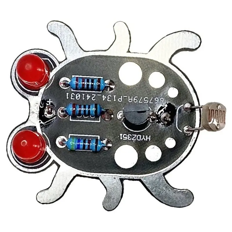 Delicate Texture-Electronic DIY Weevil Eye-LED Module For Beginners, Fun Soldering Project For Students, Educational Experiment,