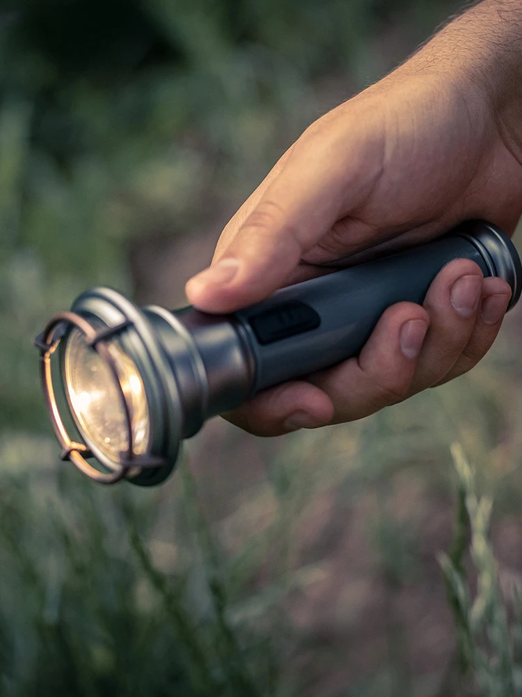 Outdoor Exploration Flashlight Household Multifunctional Charging Soft Light Zoom LED Light