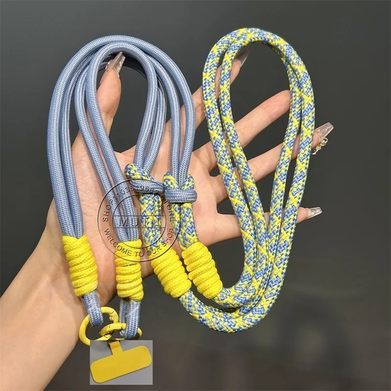 Colorful Knitted Phone Crossbody Strap