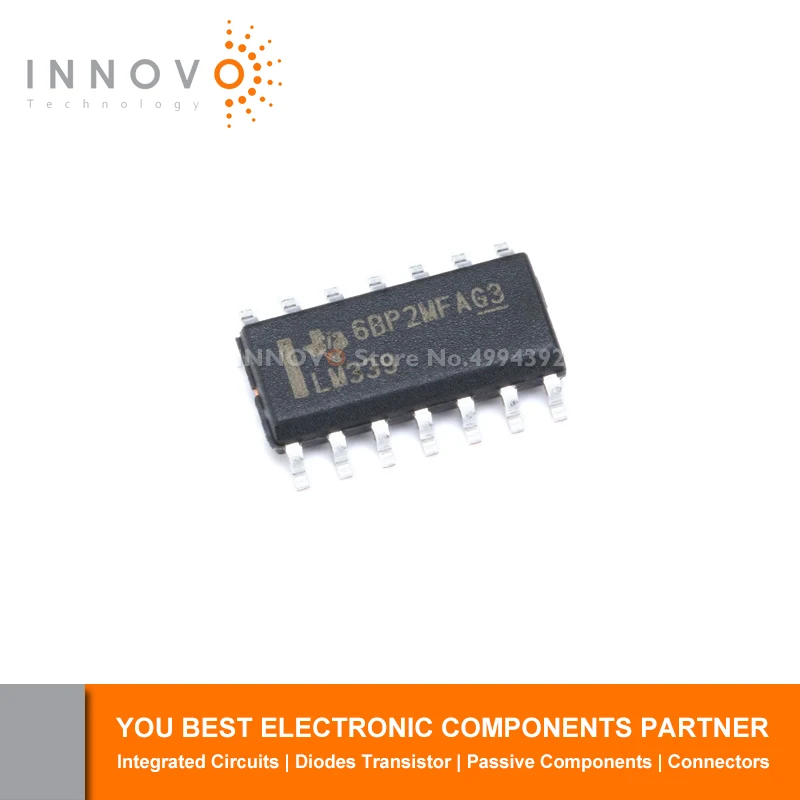 INNOVO 10pcs/lot BA10339F-E2 LM339DR LM319MX/NOPB LM2901DR LM339ADR SOP-14 New original