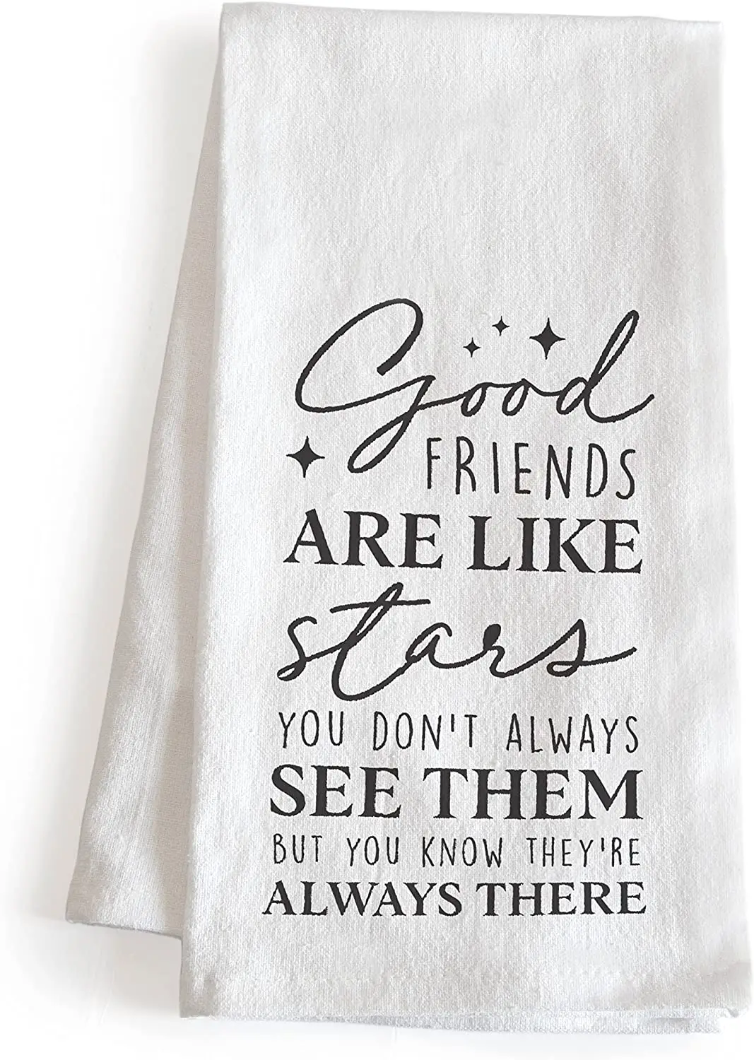 Good Friends Dish Towel 18x24 Inch, Good Friends Tea Towel, Friends Towel, Good Friends Kitchen Towel, Kitchen Funny Dish Towel