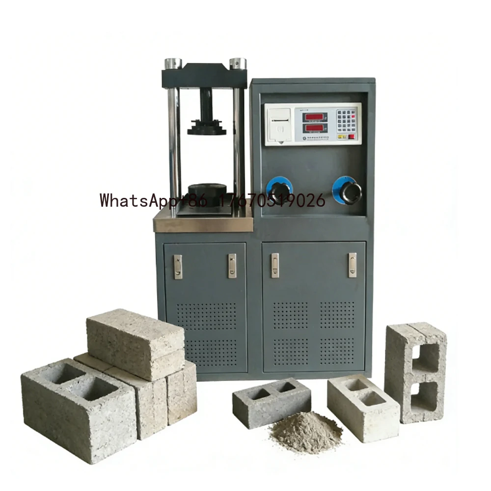 2026-10KN 100KN 300KN Concrete Compression Tester | Digital Display Hydraulic Press | Competitive Price for Cement Brick Testing