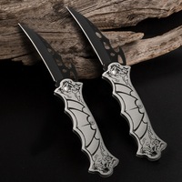 Outdoor Multi-Functional Folding Knife Personal Defense Utility Knife Box Opener Home Use Sharp Stainless Steel Fruit Tactical K