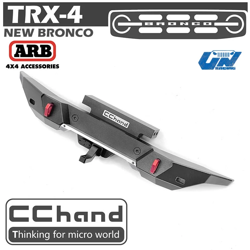 

CCHAND TRX4 Ford Bronco ARB Metal Rear Bumper