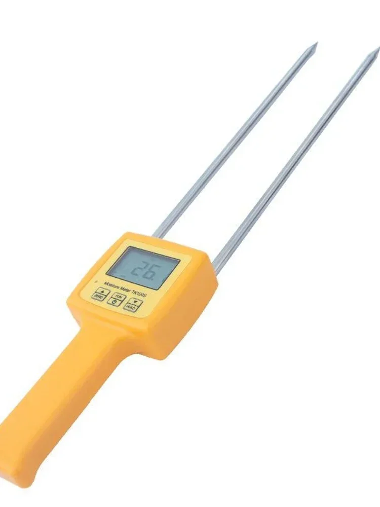 

TK100S Wheat Flour Moisture Meter 5%-35% Can Testing 5 Kinds of Grains