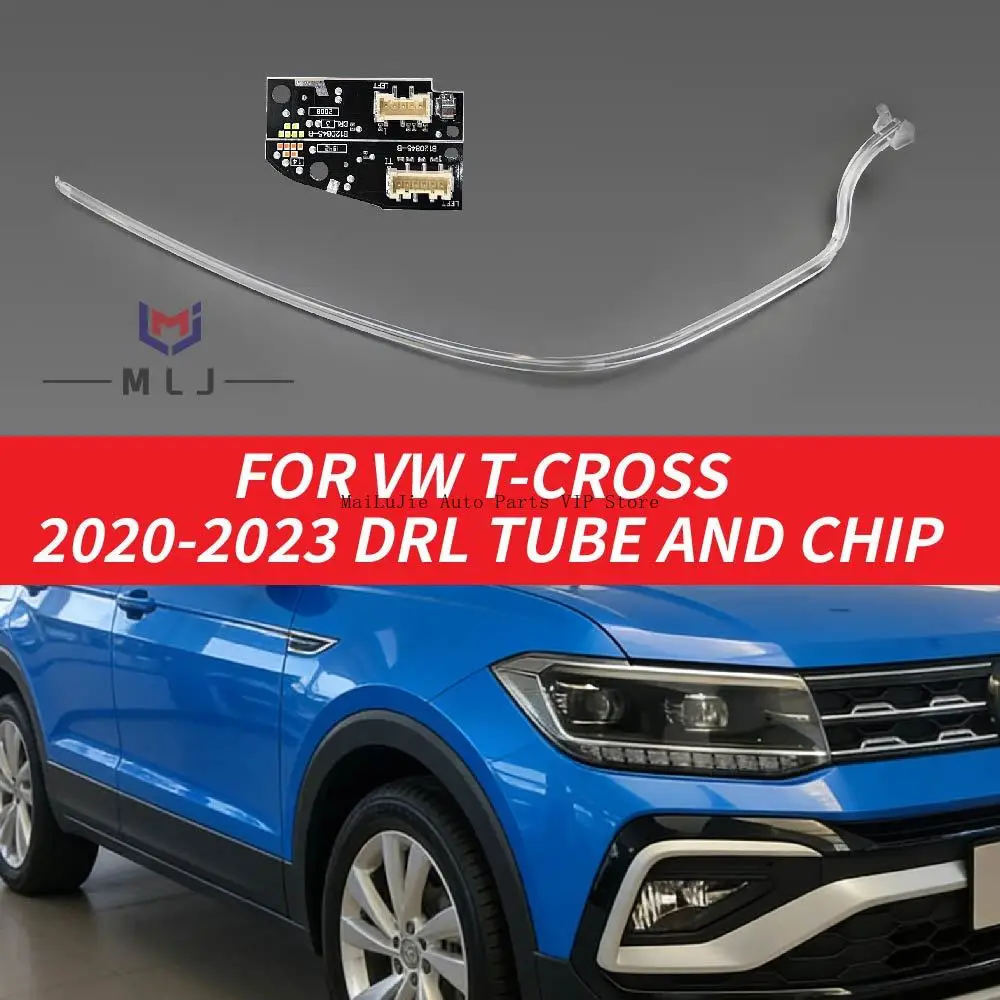 

New DRL B120845-B B120846-B For 20-23 VW T-CROSS daytime running light module/chip/light guide strip OEM 2GM998478 2GM998479