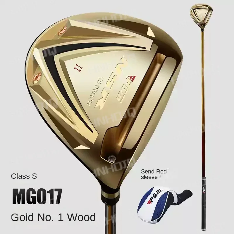 PGM Golf Club, Men's No. 1 Wood, Tee Bar, Titanium No. 1 Carbon Club High Rebound Low Center of Gravity