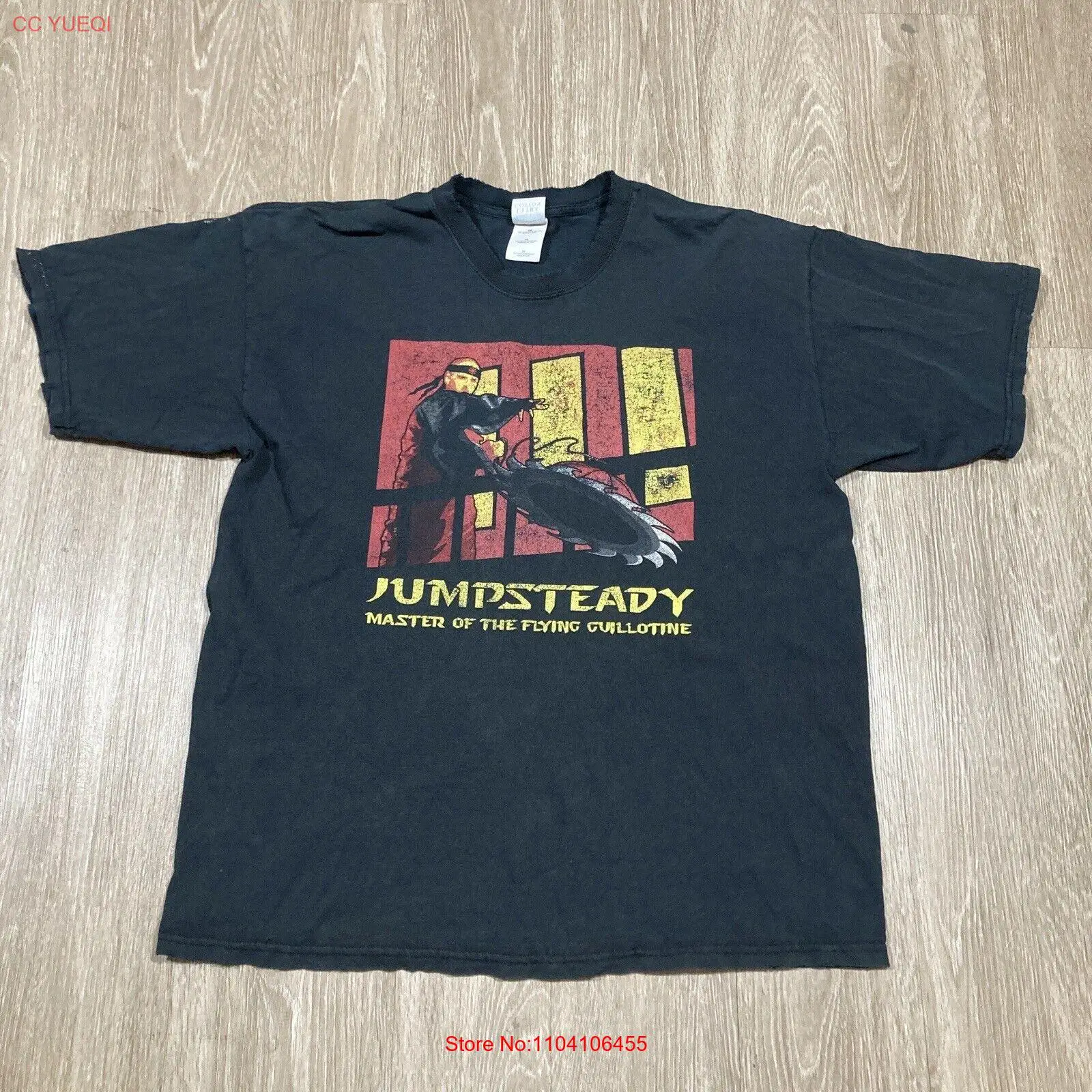 Jumpsteady Shirt XL 00s Y2k Robert Bruce Golden Gram Wrestler Rapper Rap Tee