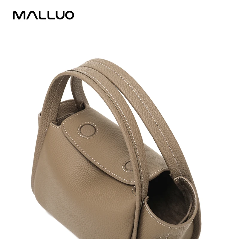 

New Female Mini Cowhide Genuine Leather Crossbody Bag Fashionable Versatile Shoulder Shell Handbag Lady Casual Phone Bag