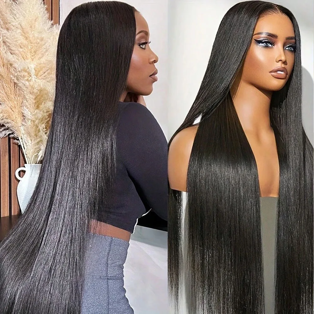 250% الكثافة 13X4 HD الدانتيل شعر مستعار أمامي مستقيم الدانتيل الجبهة الباروكات شعر الإنسان 100% البرازيلي باروكة من شعر طبيعي طبيعي 13X4 5x5 غلويليس #2