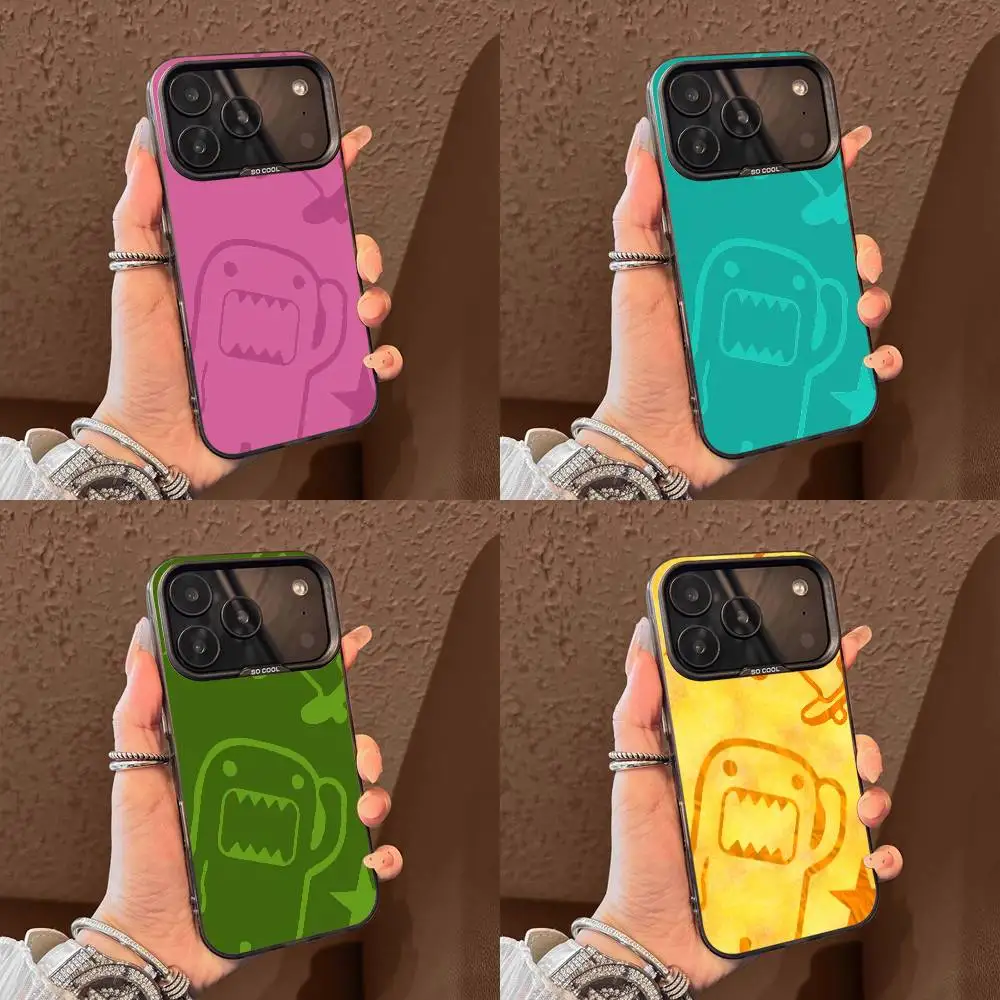 

D-Domo-kun Japan Phone Case For iPhone 17,16,15,14,13,12,11,Pro,Max,Plus,E,Air,Mini Black Tpu Cover
